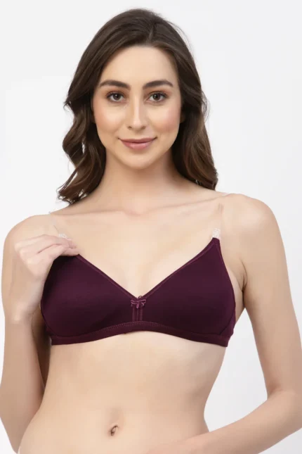 Straps T-Shirt Bra Non Padded & Non-Wired Medium Coverage