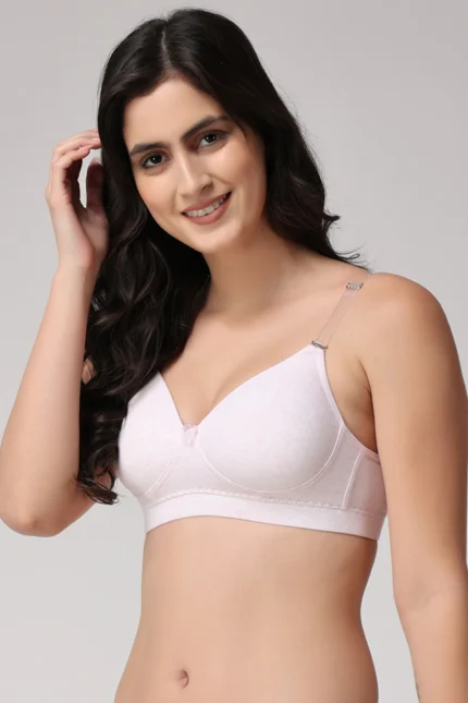Full Coverage Heavily Padded Convertible-Straps T-Shirt Bra