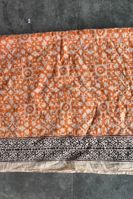 Artisan Cotton Pareo | Hand Block Printed Women's Wear | Environmentally Friendly
