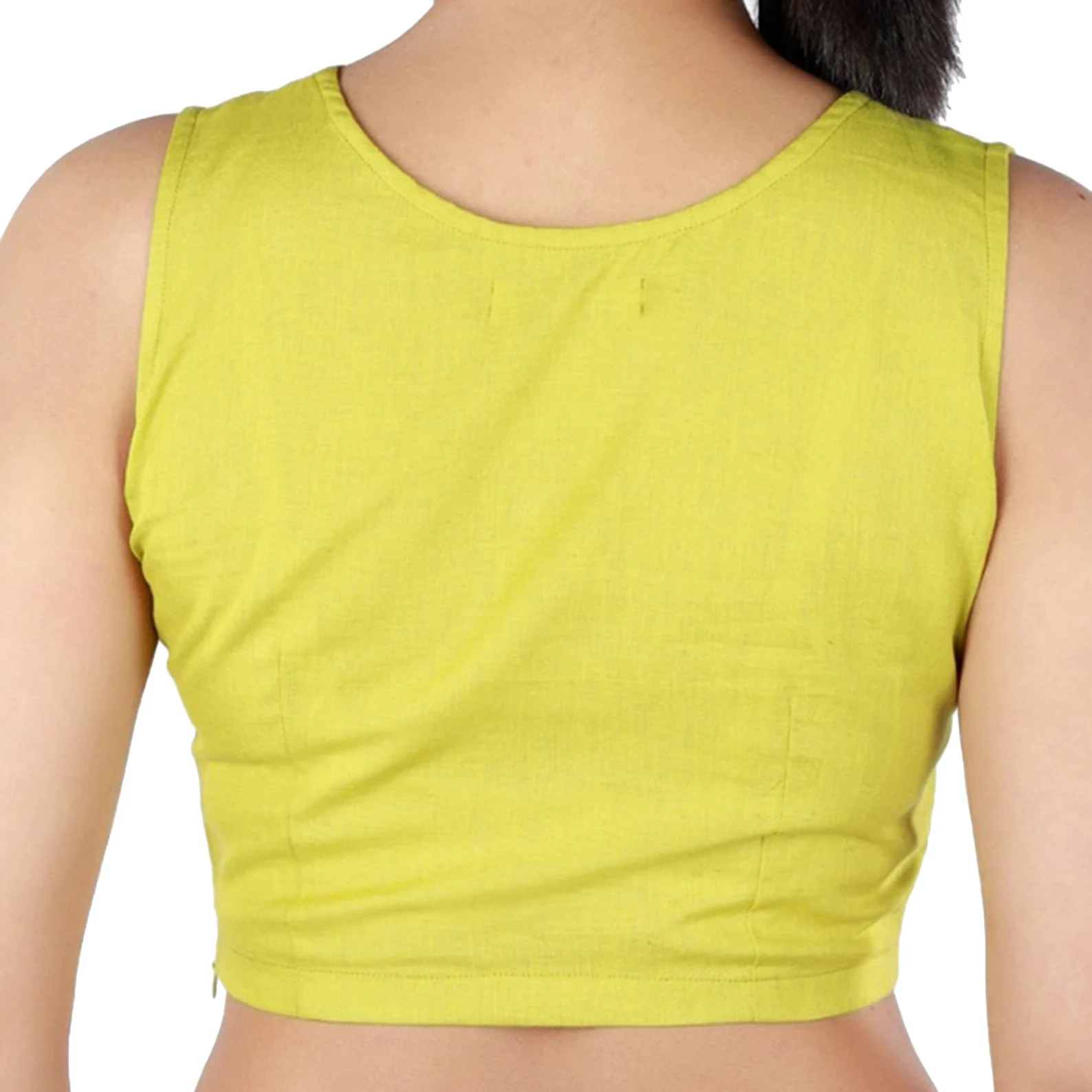 Women's Cotton Blouse, Stitched Sari Top, Lehenga Blouse, Bollywood Sari Choli, Saree Blouse, Beautiful Crop Top, Ethnic Wedding Partywea - Image 3