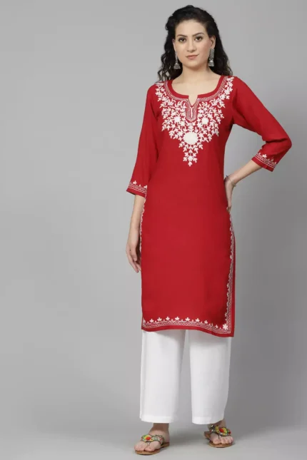 Mehak Red Kurti