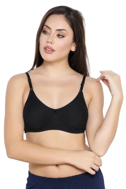 Evolove Women's Cotton Non Padded Non-Wired Everyday Regular T-Shirt Bra