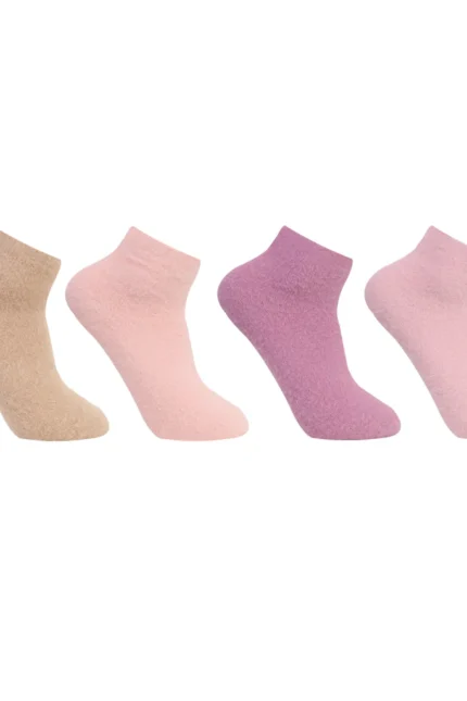 Women's Feather-Lite Fur Socks - Pack Of 4