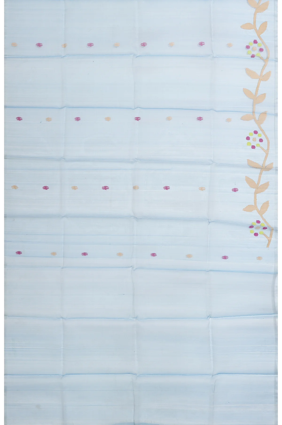 Blue Bengal Jamadani Saree - Image 6